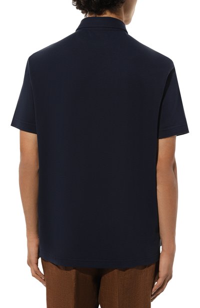 Поло из хлопка и шелка TOM FORD, арт. TFJ307/BA215, фото 4