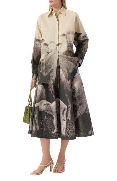 Женская хлопковая рубашка MOSCHINO, арт. A0217/5554