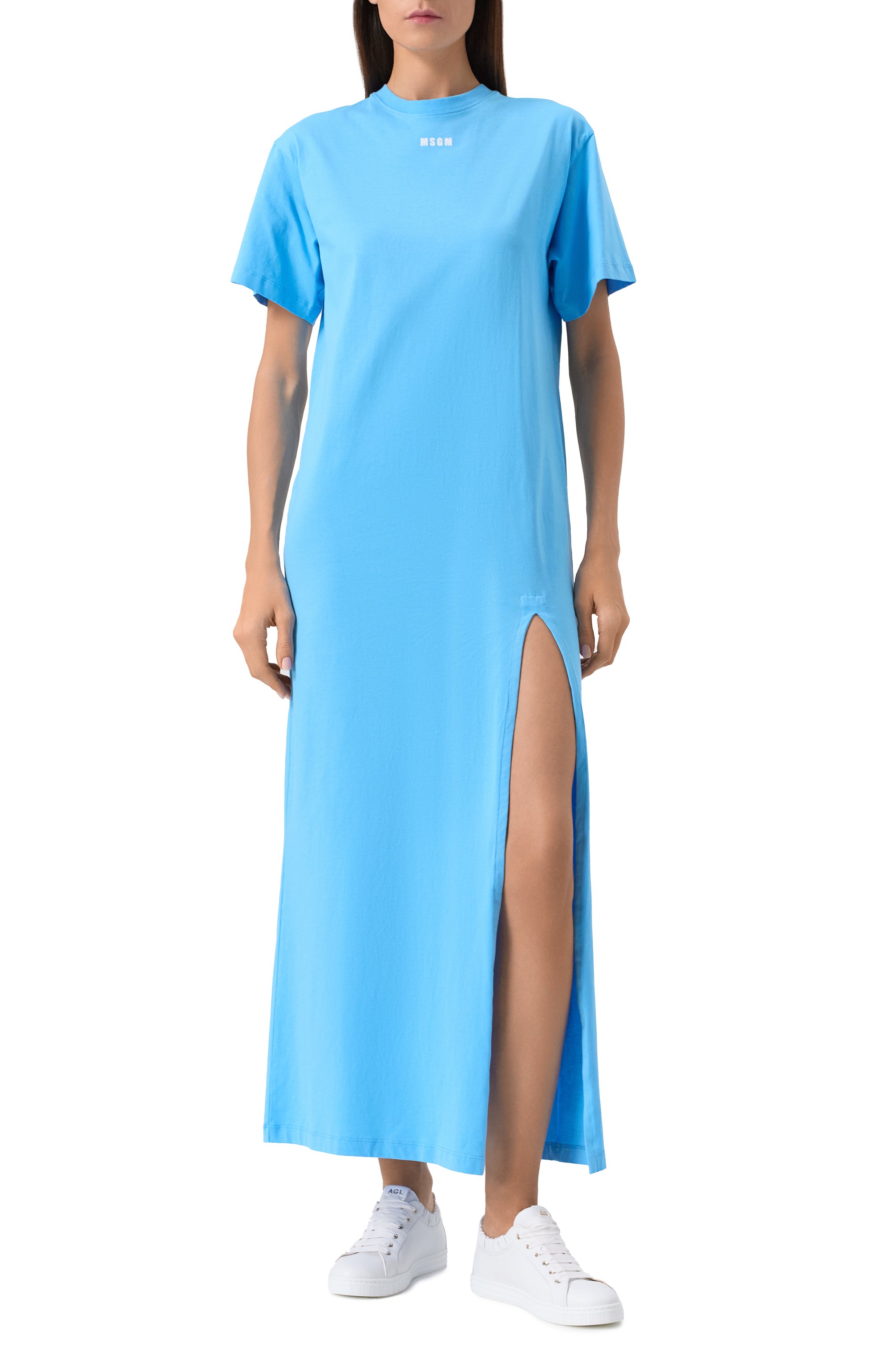 Хлопковое платье MSGM, арт. 3841MDA83/257002, фото 3