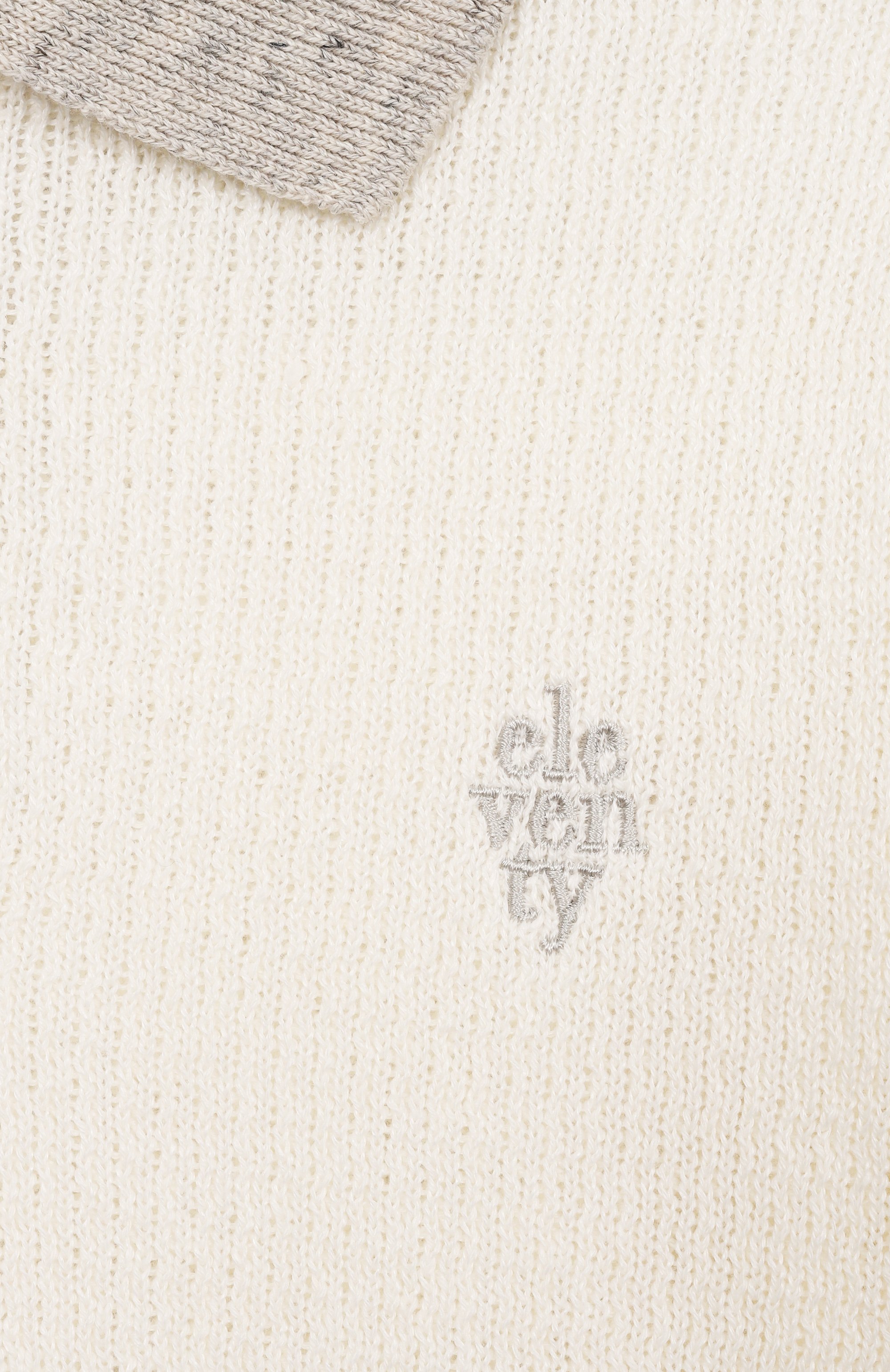 Поло изо льна и хлопка ELEVENTY кремового цвета по цене 25500 руб., арт. EY9P01/Z3182_001, фото 3 Поло изо льна и хлопка ELEVENTY, арт. EY9P01/Z3182_001, фото 3