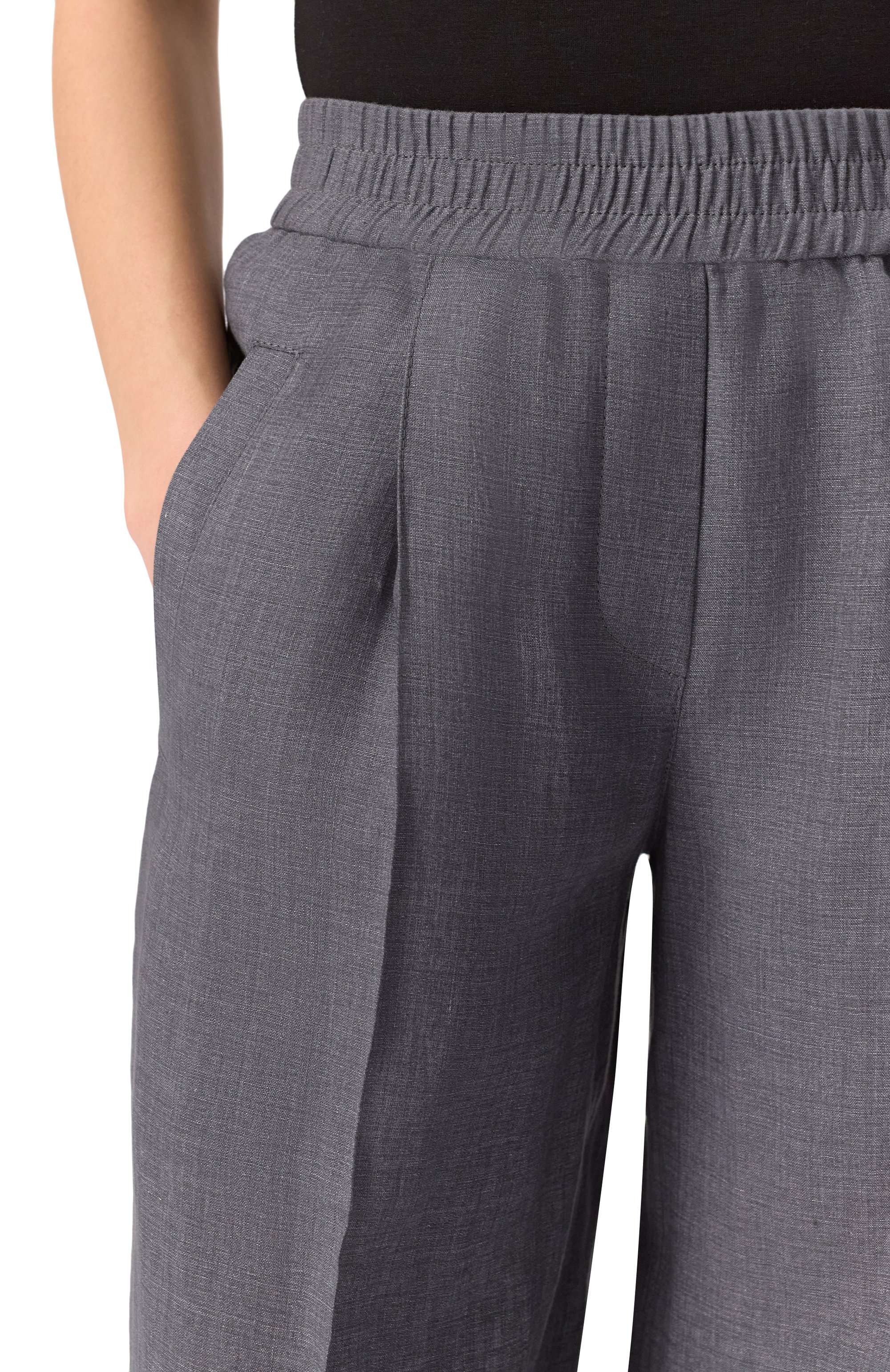 Льняные брюки BRUNELLO CUCINELLI, арт. MM633P8843, фото 5