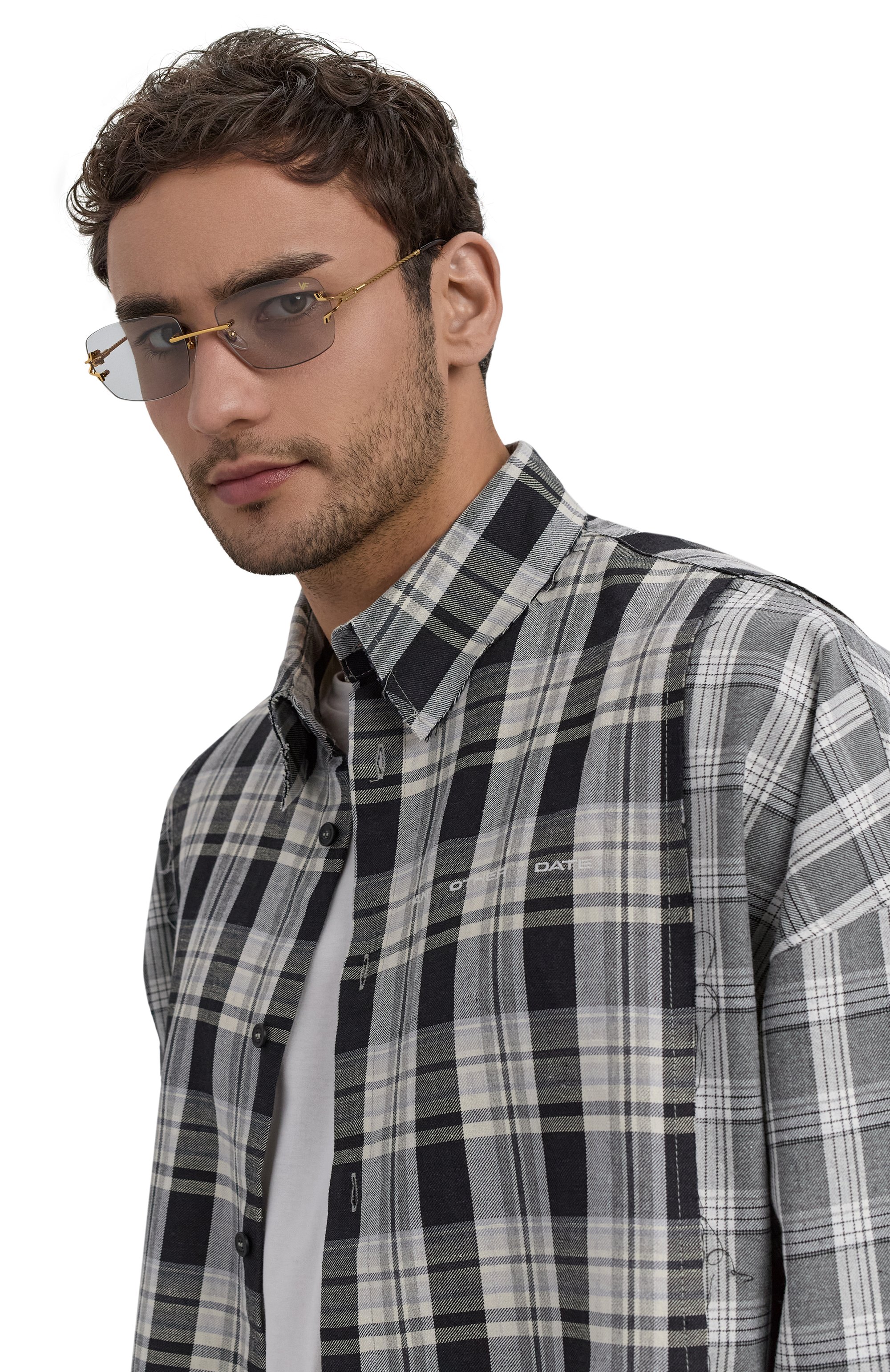 Солнцезащитные очки VINTAGE FRAMES, арт. BAL HARB0UR G0LD/GRAY PH0T0CHR0MATIC, фото 2