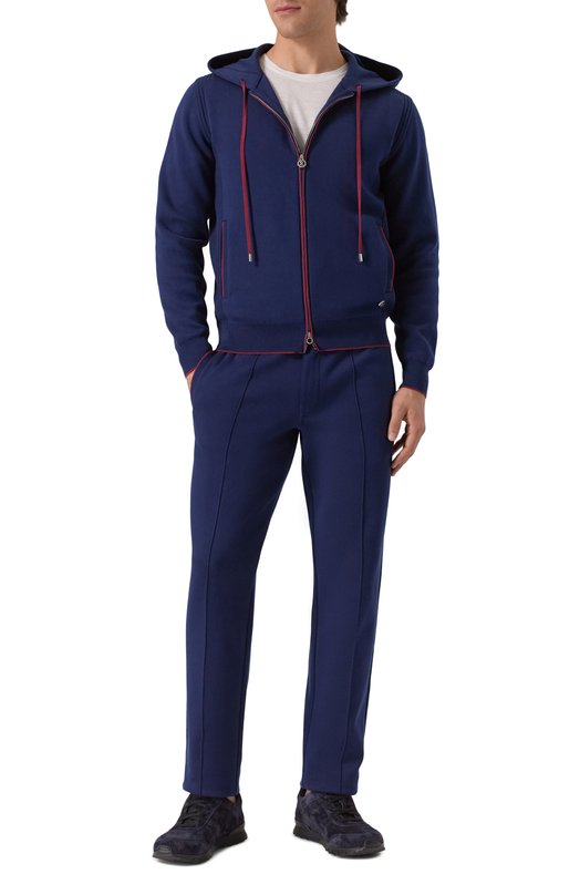 Замшевые кроссовки Kiton USSA114N0010801 Синий  USSA114N0010801 Фото 2