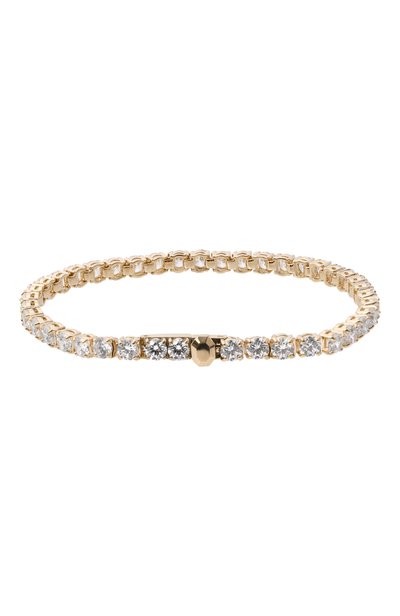 Браслет matrix tennis SWAROVSKI золотого цвета по цене 33900 руб., арт. 5657664, фото 3 Браслет matrix tennis SWAROVSKI, арт. 5657664, фото 3