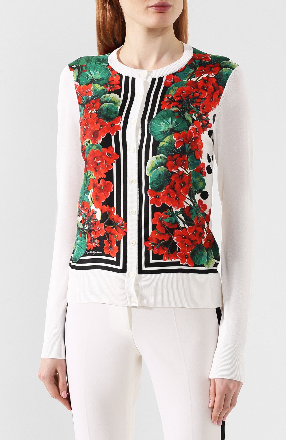 Шелковый кардиган DOLCE & GABBANA, арт. FX451T/JASFB, фото 3