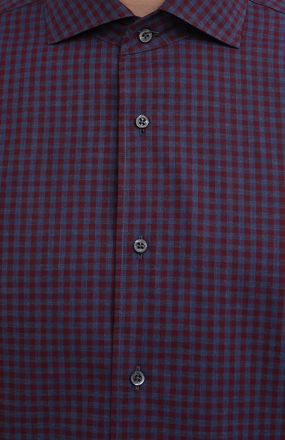 Хлопковая рубашка CORNELIANI, арт. 88P156-1811529/00, фото 5