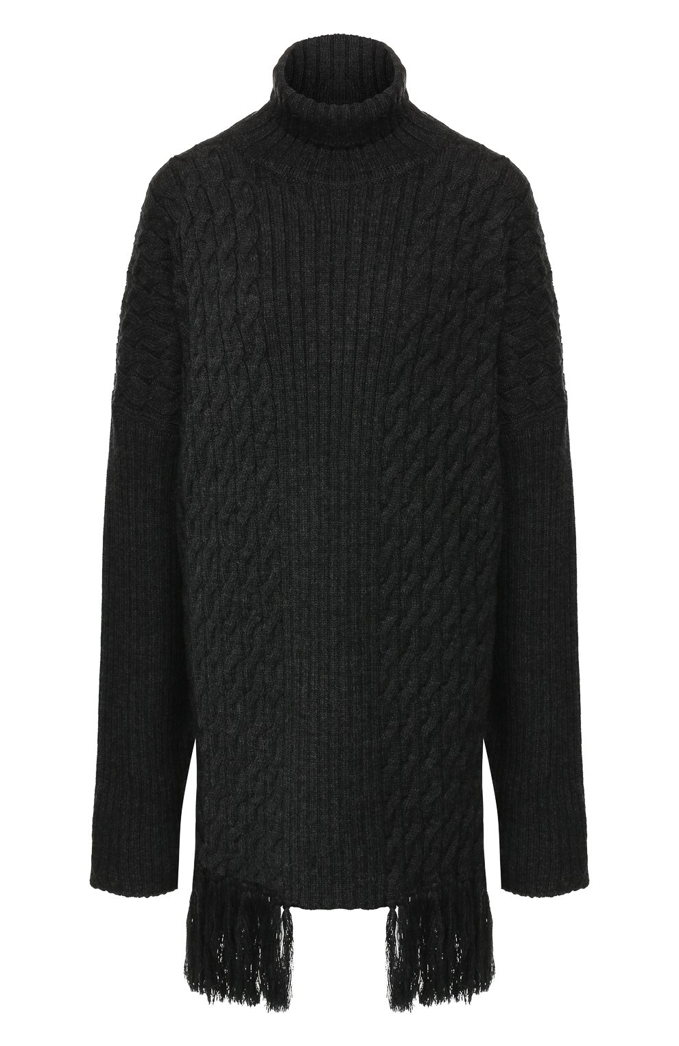 Шерстяной свитер VETEMENTS серого цвета по цене 73950 руб., арт. UAH20KN610/W, фото 1 Шерстяной свитер VETEMENTS, арт. UAH20KN610/W, фото 1
