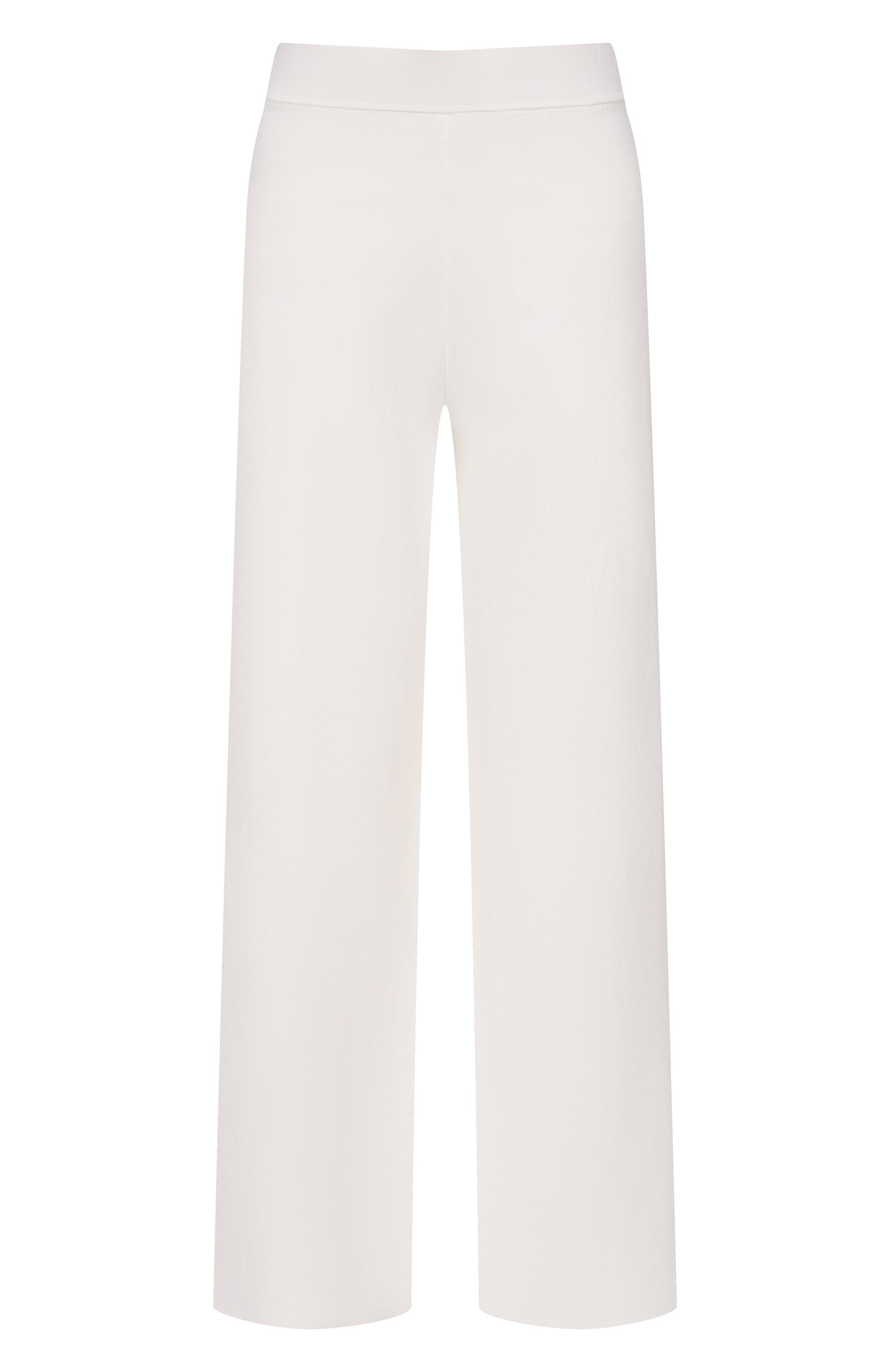 Брюки из вискозы P.A.R.O.S.H. кремового цвета по цене 44600 руб., арт. D570598/R0MA26, фото 1 Брюки из вискозы P.A.R.O.S.H., арт. D570598/R0MA26, фото 1