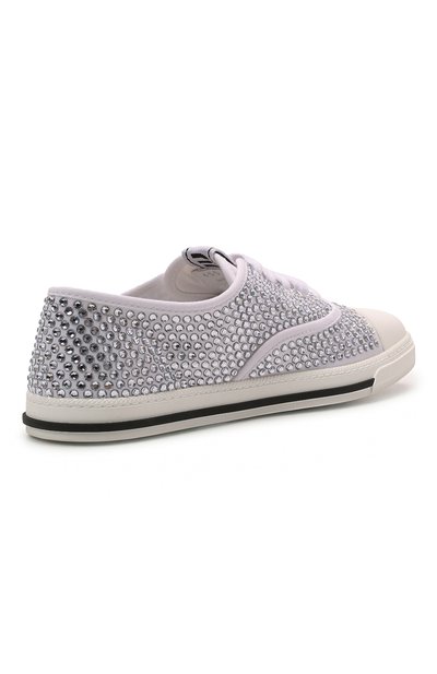 Текстильные кеды MIU MIU, арт. 5E655D-3F3V-F0009-005, фото 5