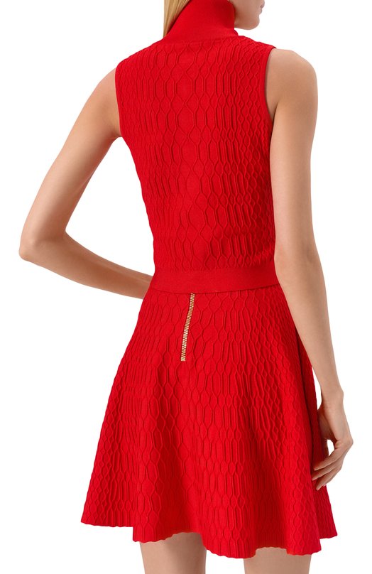 Топ из вискозы Balmain FF0AB203/KJ03 Красный  FF0AB203/KJ03 Фото 4