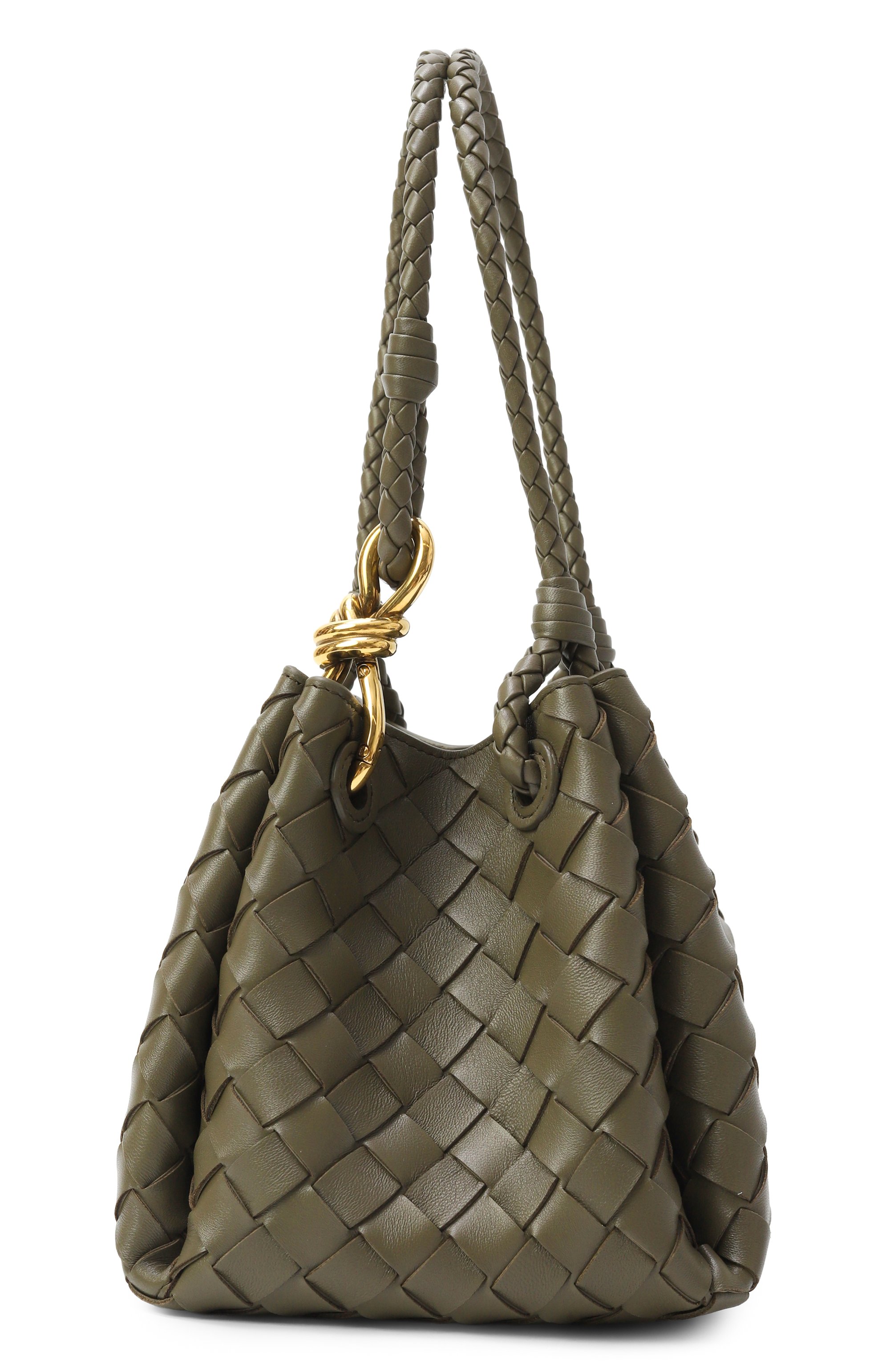 Сумка parachute small BOTTEGA VENETA хаки цвета по цене 554000 руб., арт. 796569/VCPPT, фото 4 Сумка parachute small BOTTEGA VENETA, арт. 796569/VCPPT, фото 4