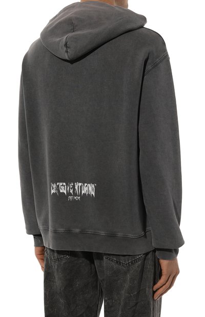 Хлопковое худи DIEGO VENTURINO, арт. D3W4DVFLHTDSTR, фото 4