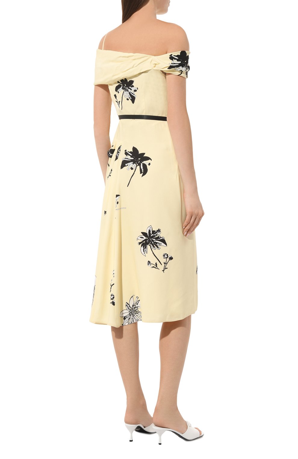 Платье из вискозы PRADA, арт. P3E04H-1Y1R-F0032-211, фото 4