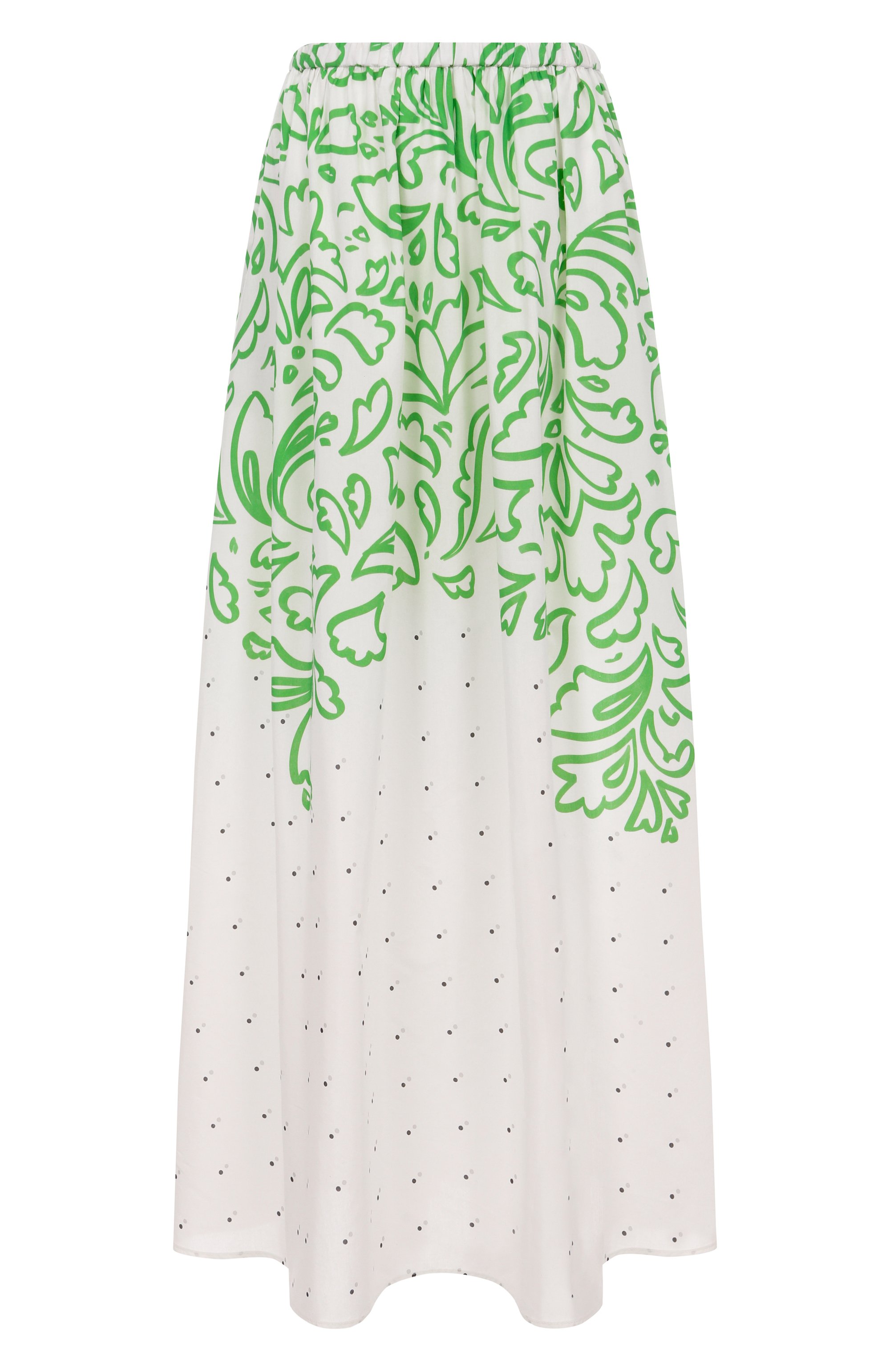 Юбка из хлопка и шелка ХОХЛОМА Х АЛЕНА АХМАДУЛЛИНА, арт. WTS2243, фото 1