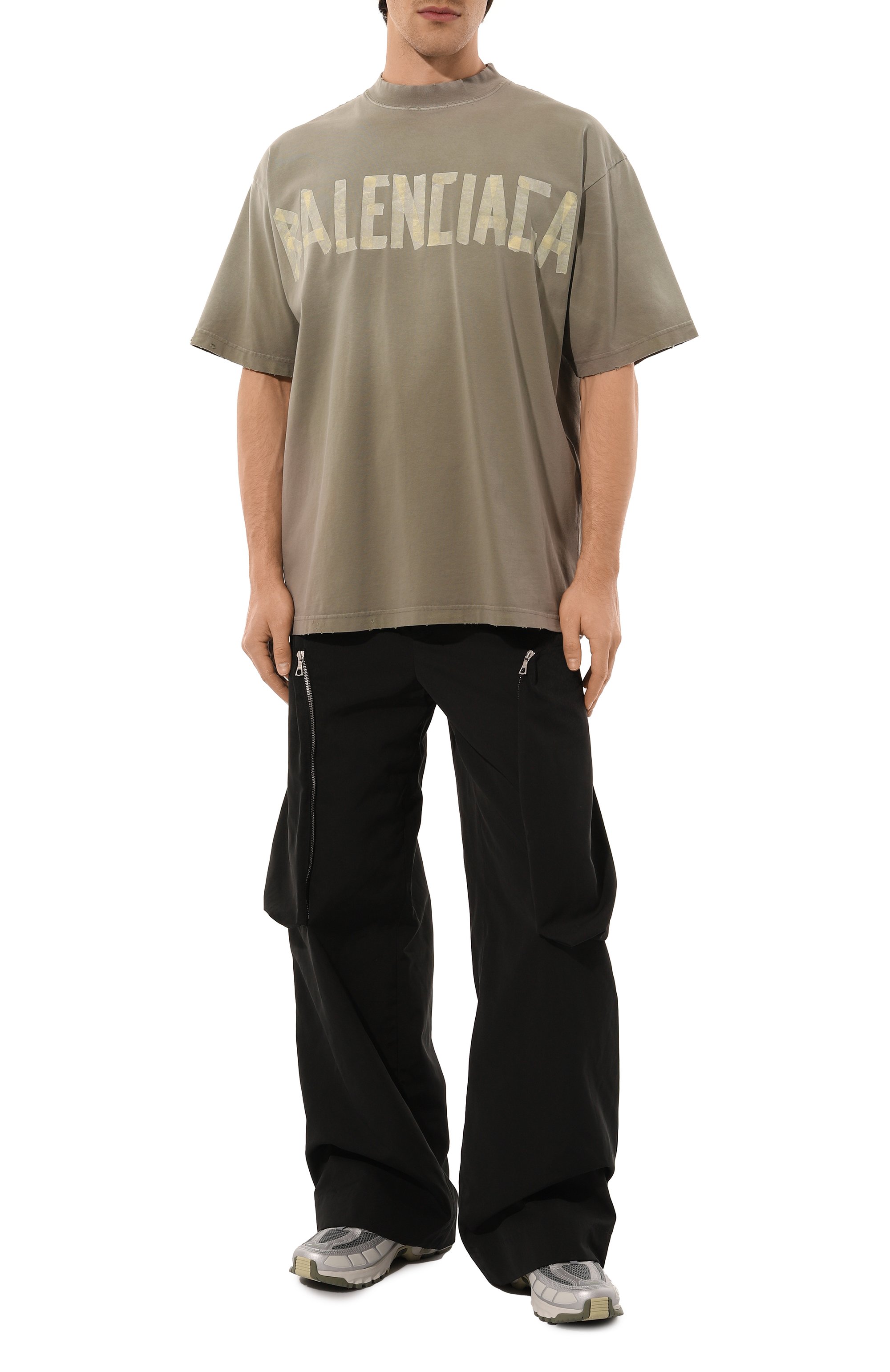 Хлопковая футболка BALENCIAGA, арт. 739784/T0VA9, фото 2