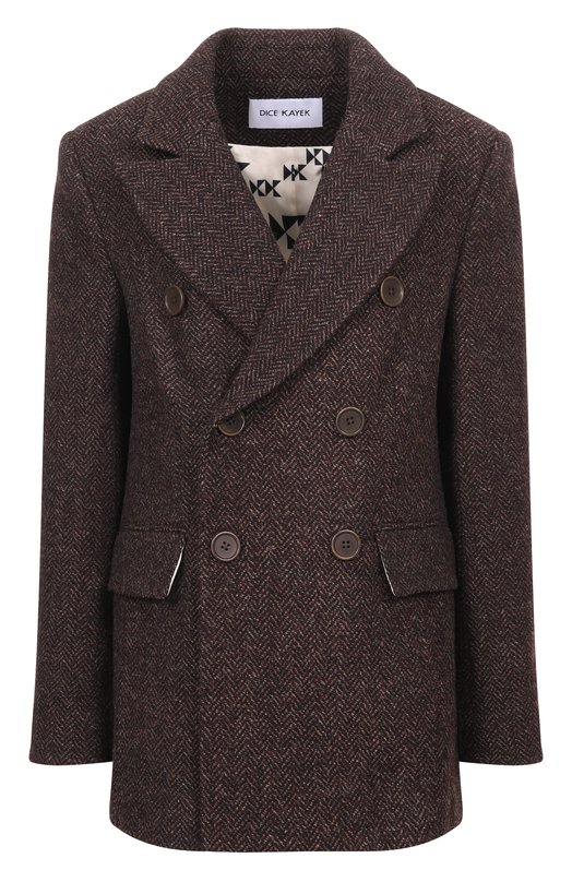 Шерстяной жакет Dice Kayek FW25V506 MRD BROWN Коричневый FW25V506 MRD BROWN