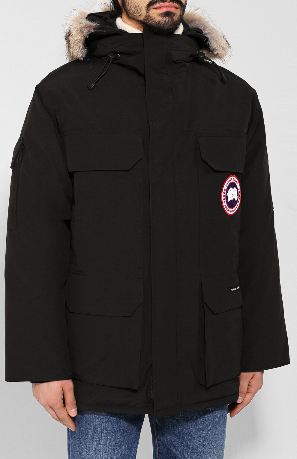Пуховая парка с меховой отделкой expedition CANADA GOOSE, арт. 4660MA, фото 3