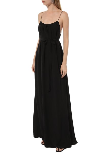 Шелковое платье SASHAVERSE черного цвета по цене 135000 руб., арт. D171/Silk/1101.900/SS24, фото 3 Шелковое платье SASHAVERSE, арт. D171/Silk/1101.900/SS24, фото 3