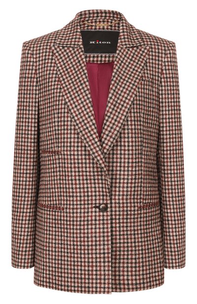 Женский шерстяной жакет KITON, арт. D62528K0533I