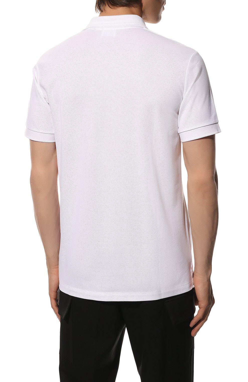 Хлопковое поло BURBERRY, арт. 8043123, фото 4