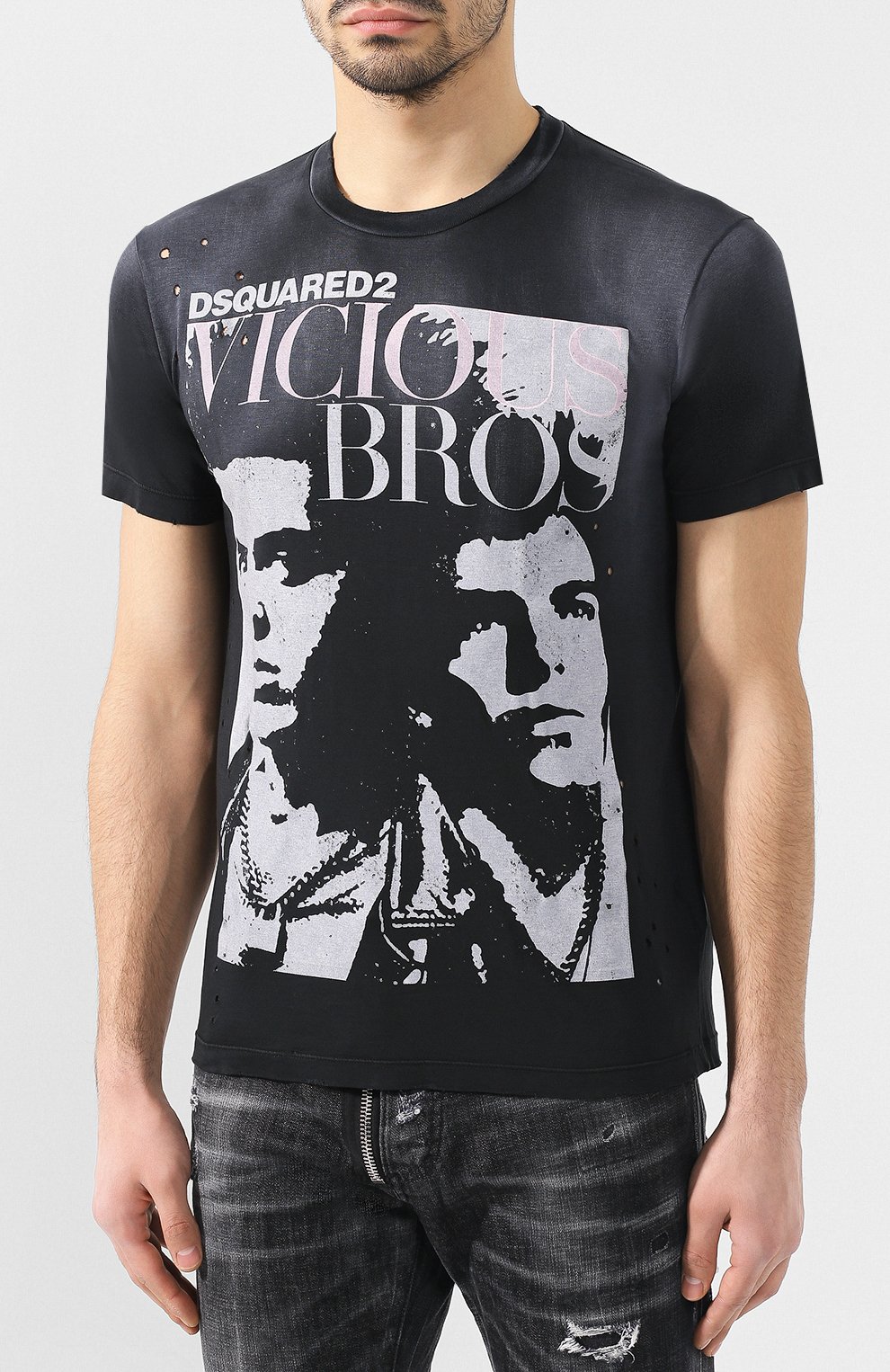 Хлопковая футболка DSQUARED2, арт. S74GD0517/S21600, фото 3