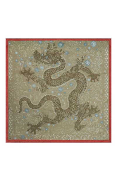 Шелковый платок дракон GOURJI, арт. 91131537/62172, фото 3