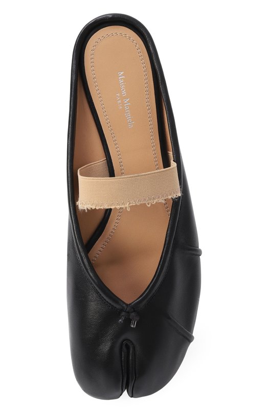 Кожаные сабо Tabi Maison Margiela S39WZ0103/P6853 Чёрный  S39WZ0103/P6853 Фото 6
