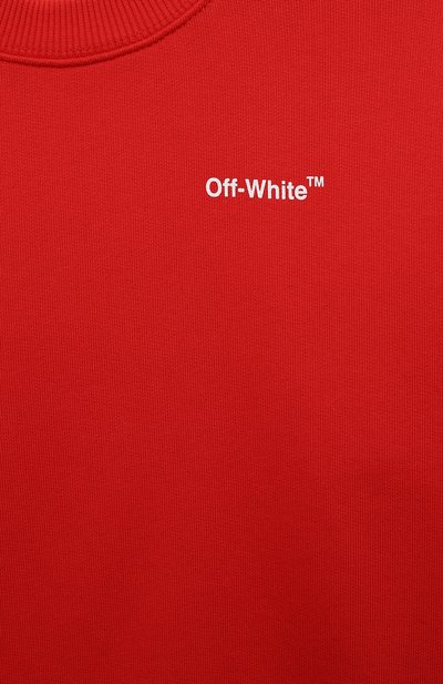 Хлопковый свитшот OFF-WHITE, арт. 0BBA001F22FLE001, фото 3