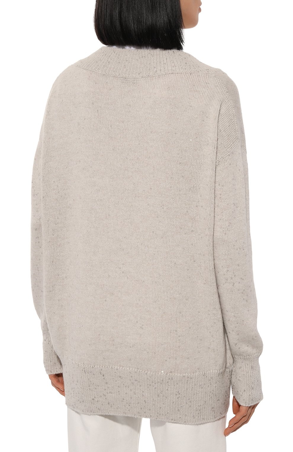 Пуловер из кашемира и шелка BRUNELLO CUCINELLI, арт. M73539922P, фото 4