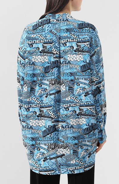 Шелковая блузка BALENCIAGA, арт. 571280/TELF7, фото 4