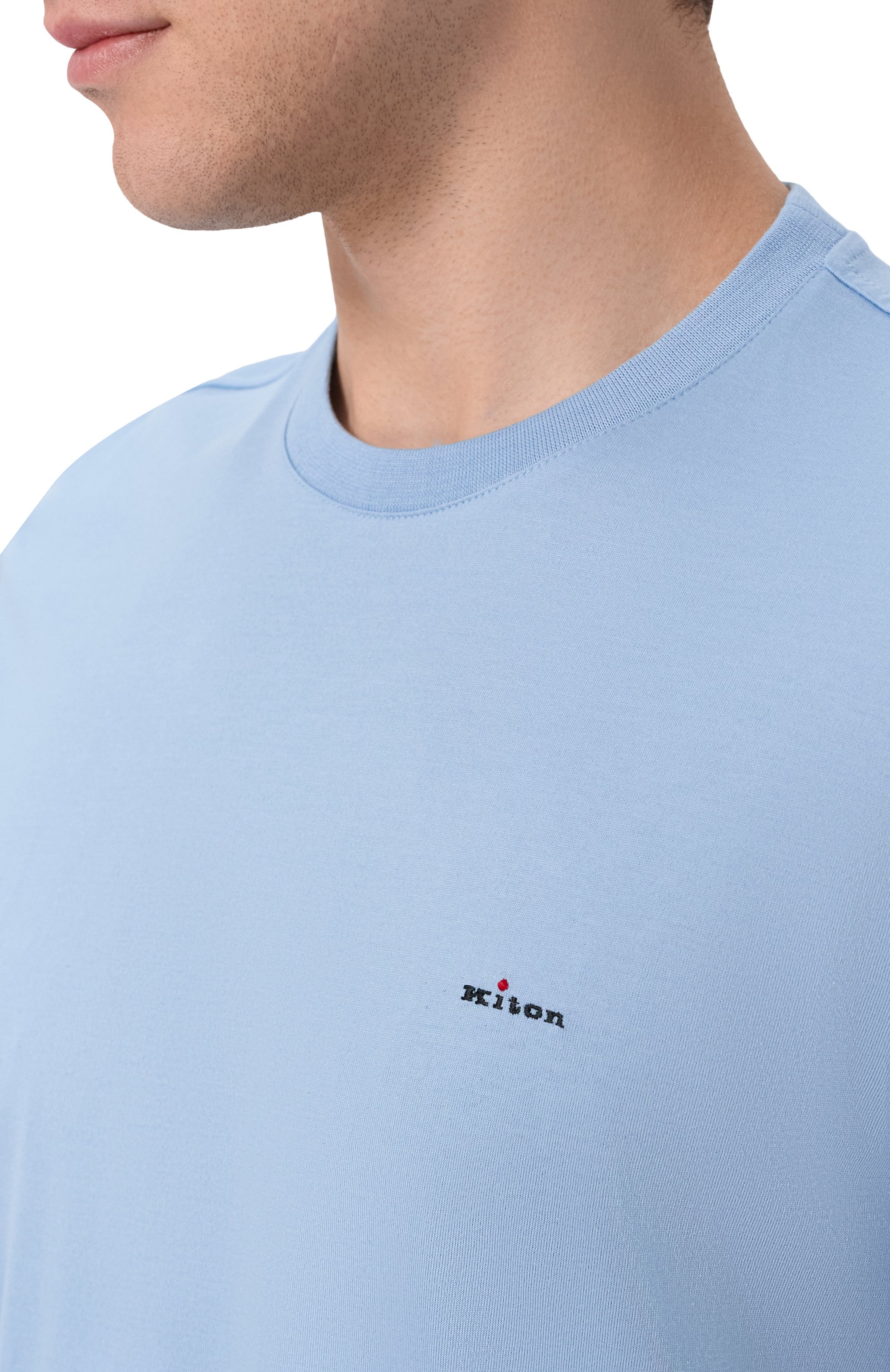 Хлопковая футболка KITON, арт. UMK0891, фото 5