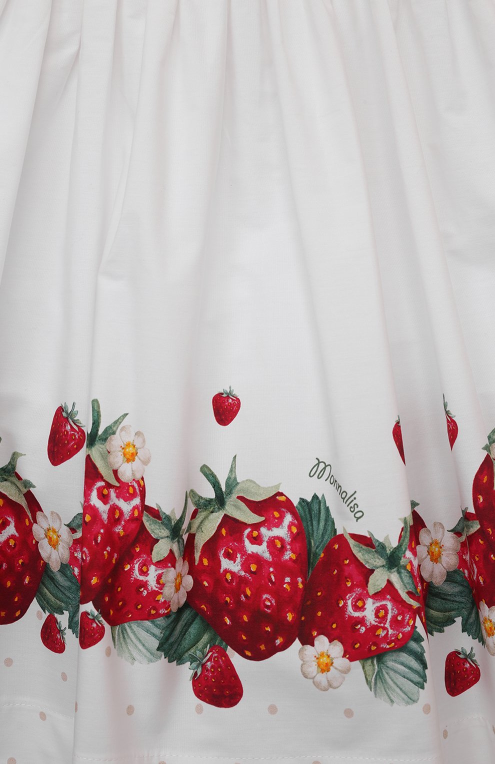 Хлопковое платье MONNALISA, арт. 11C920, фото 3