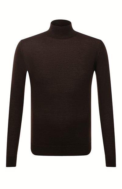Шерстяная водолазка DANIELE FIESOLI темно-коричневого цвета по цене 18400 руб., арт. DF 0029, фото 1 Шерстяная водолазка DANIELE FIESOLI, арт. DF 0029, фото 1