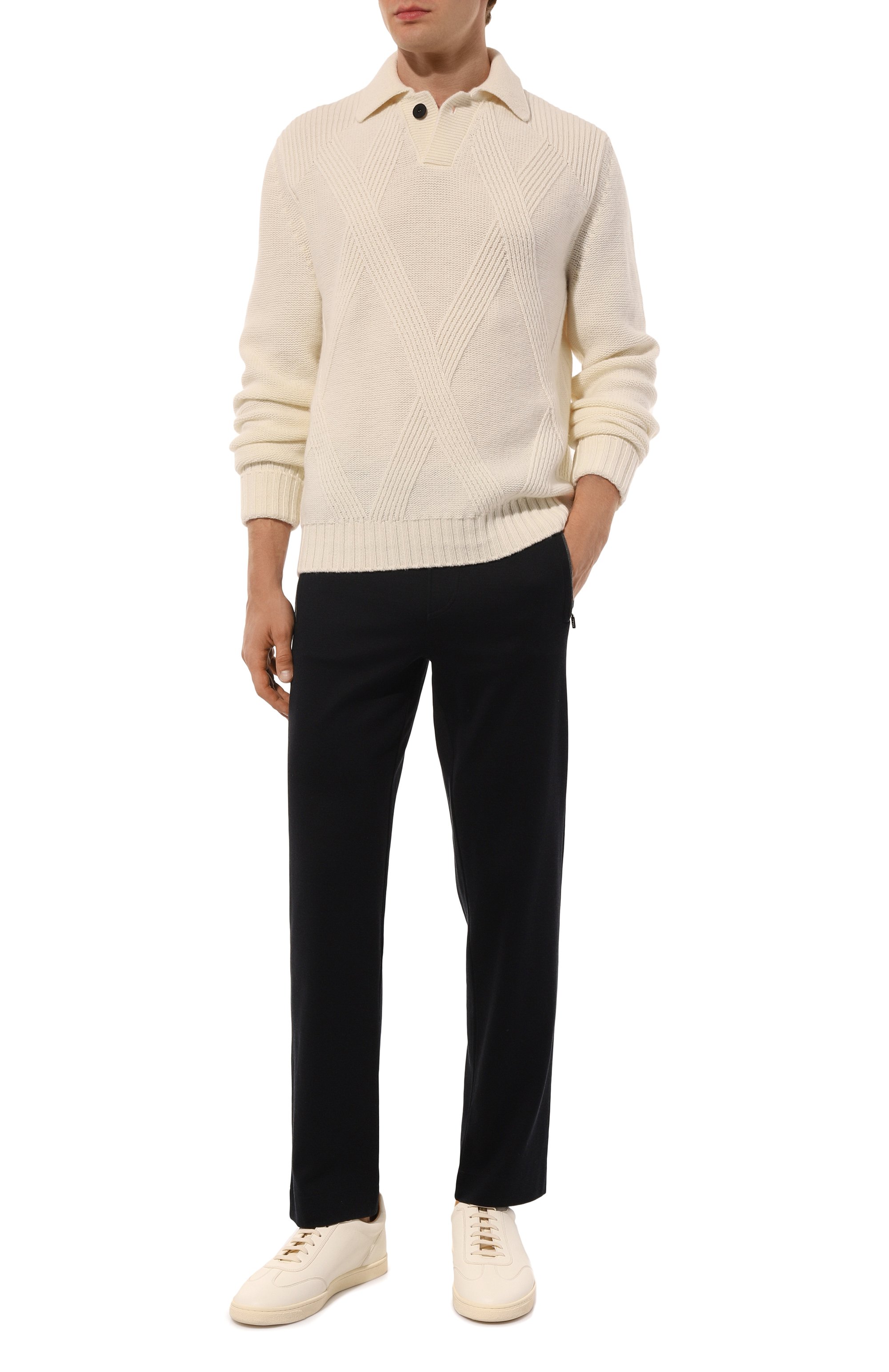 Брюки из хлопка и шелка ZILLI, арт. JSP011M0112VZDT00, фото 2