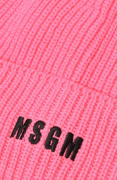 Шапка MSGM фуксия цвета по цене 8840 руб., арт. 3541MDL08/237761, фото 4 Шапка MSGM, арт. 3541MDL08/237761, фото 4