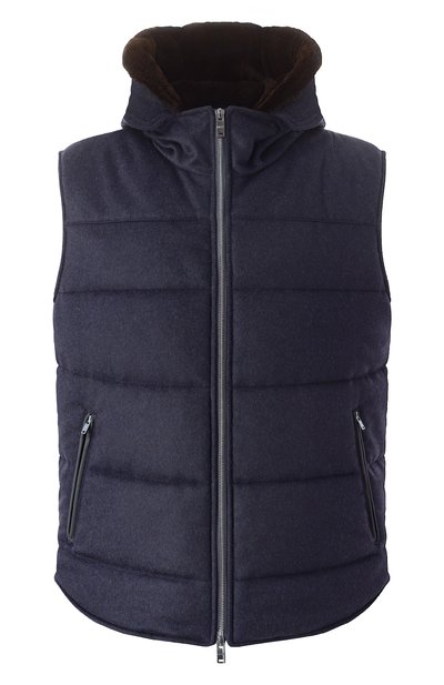Мужской жилет с меховой подкладкой MVST, арт. 22570