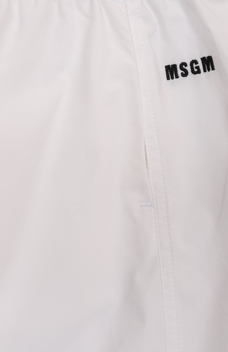 Детская хлопковая юбка MSGM KIDS молочного цвета, арт. S5MSJGSK261 | Фото 3 (Нос: Не проставлено; Материал внешний: Хлопок; Случай: Повседневный; Ростовка одежда: 8 лет | 128 см, 16 лет | 164 см, 10 - 11 лет | 140 - 146см, 12 лет | 152 см)