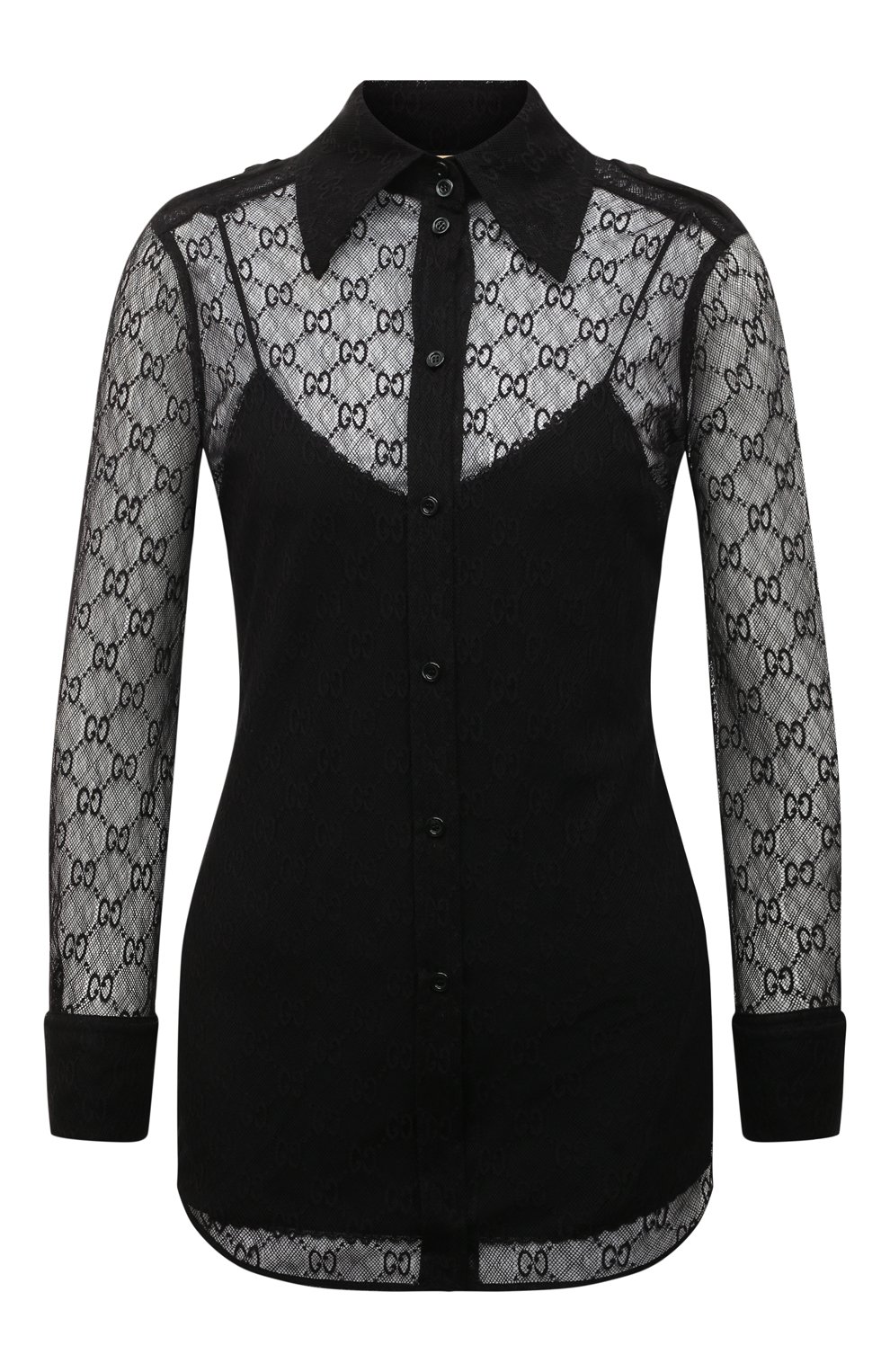 Кружевная рубашка GUCCI, арт. 675824 ZAHQF, фото 1
