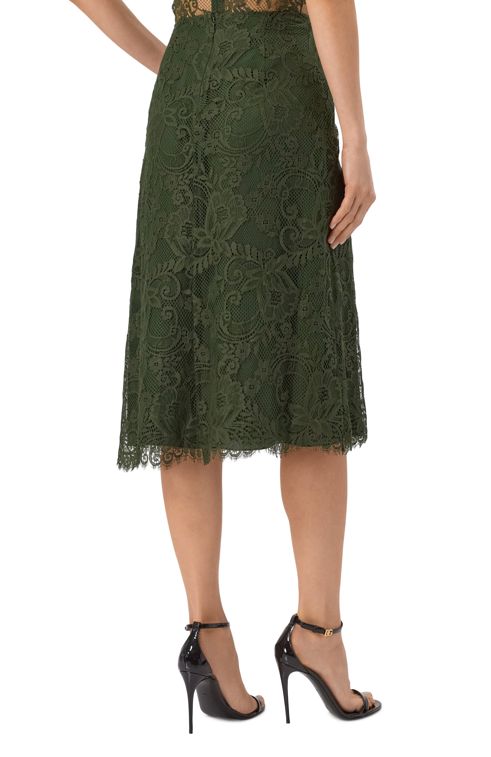 Юбка из шелка и хлопка ELIE SAAB, арт. SK219NF25/LA004, фото 4