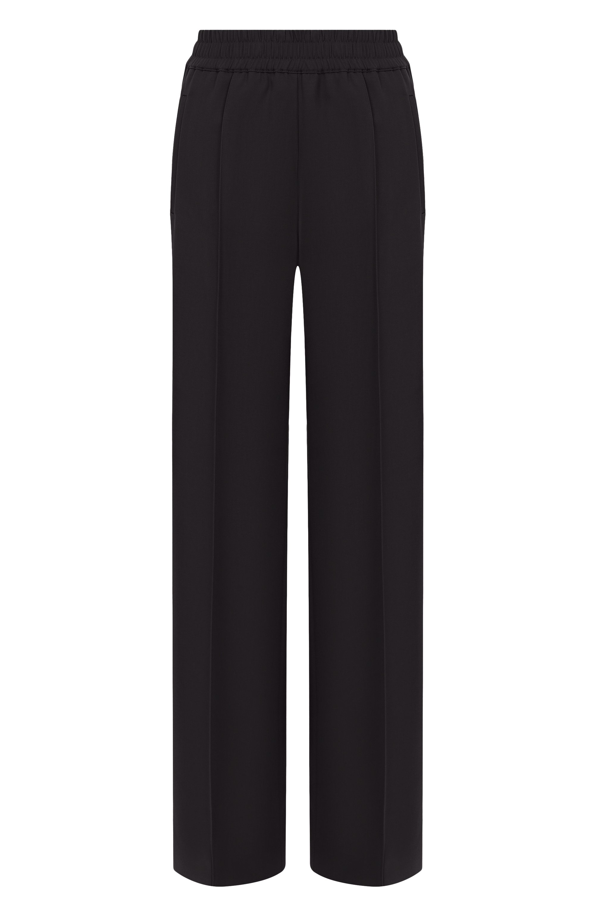 Шерстяные брюки DOLCE & GABBANA черного цвета по цене 98000 руб., арт. FTC6ZT/FU20W, фото 1 Шерстяные брюки DOLCE & GABBANA, арт. FTC6ZT/FU20W, фото 1