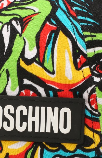 Хлопковая бейсболка MOSCHINO разноцветного цвета по цене 6995 руб., арт. HSX001/LDB37, фото 3 Хлопковая бейсболка MOSCHINO, арт. HSX001/LDB37, фото 3