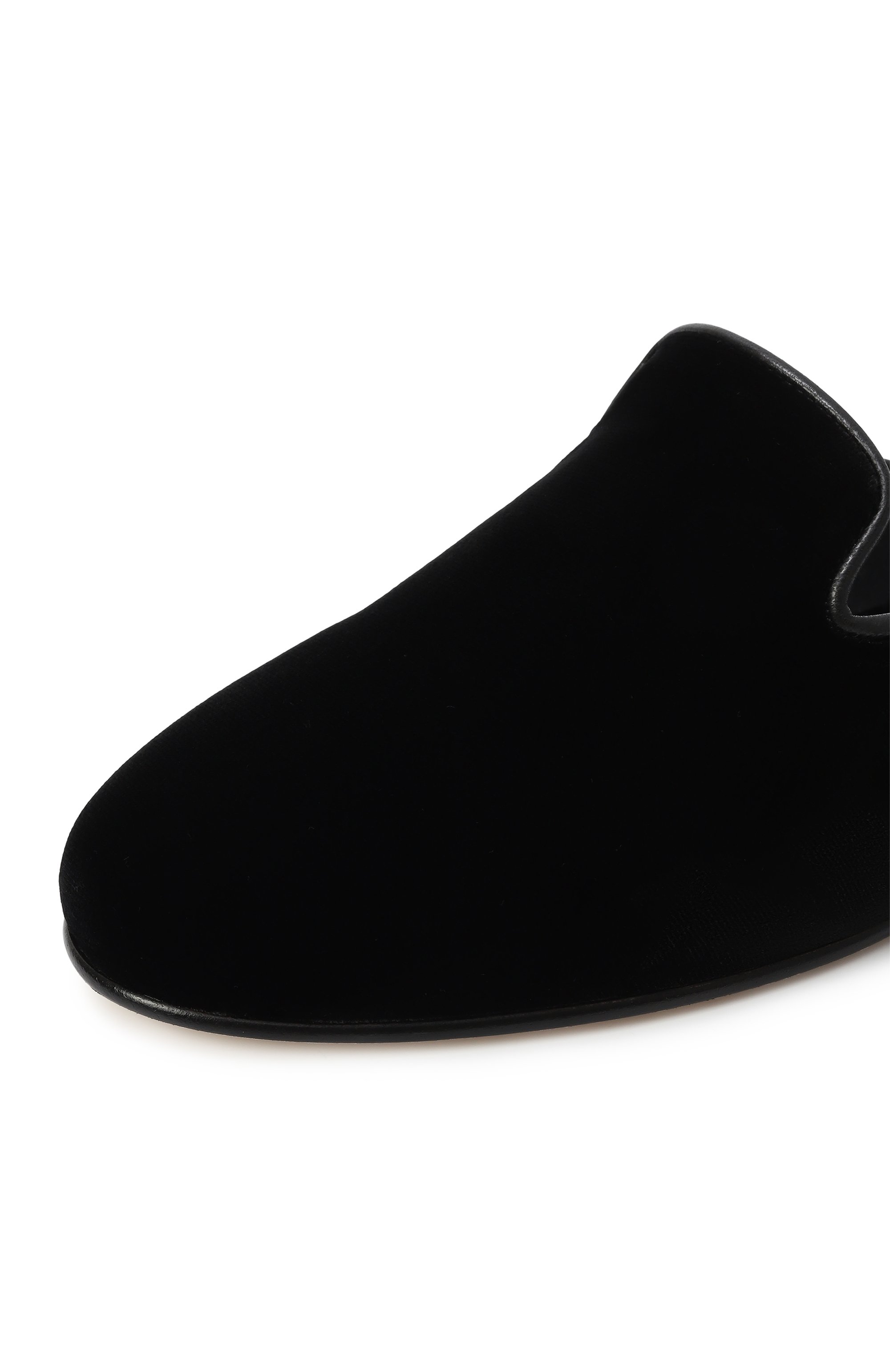 Бархатные сабо 12 STOREEZ черного цвета по цене 19000 руб., арт. 127624, фото 7 Бархатные сабо 12 STOREEZ, арт. 127624, фото 7