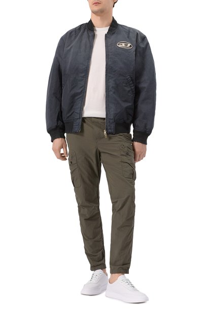 Джоггеры PARAJUMPERS хаки цвета по цене 27400 руб., арт. PMPASJ09, фото 2 Джоггеры PARAJUMPERS, арт. PMPASJ09, фото 2