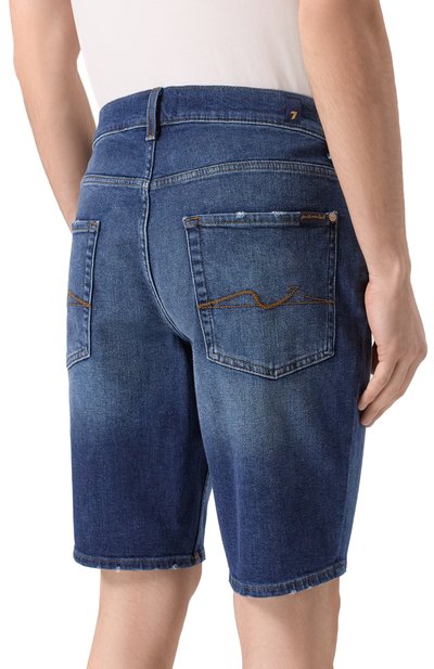 Джинсовые шорты 7 FOR ALL MANKIND, арт. 7T106A50, фото 4