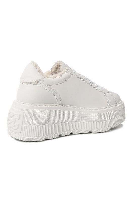 Кожаные кеды Nexus Casadei 2X924Z0711T04349999 Белый  2X924Z0711T04349999 Фото 5