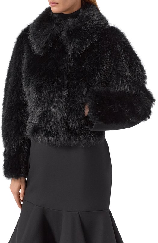 Комбинированное полупальто Nina Ricci 25ACMA018/PL0483 Чёрный  25ACMA018/PL0483 Фото 3
