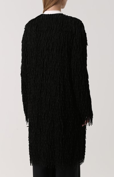 Пальто прямого кроя с круглым вырезом и бахромой TOM FORD, арт. CP1376/SDE123, фото 4