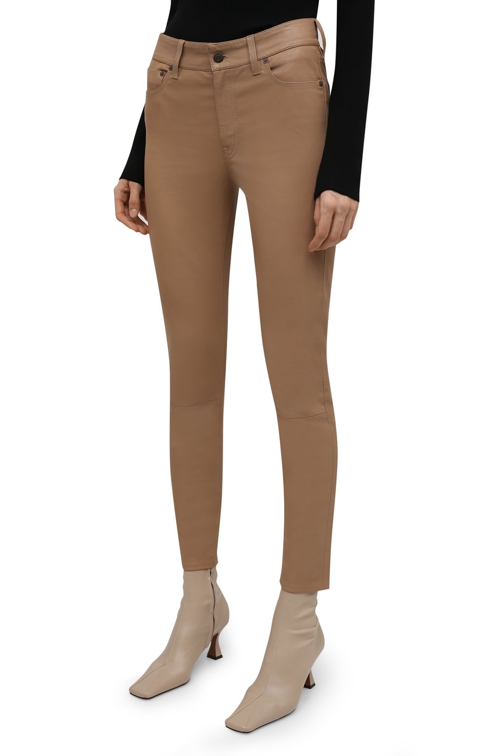 Кожаные брюки POLO RALPH LAUREN, арт. 211782995, фото 3