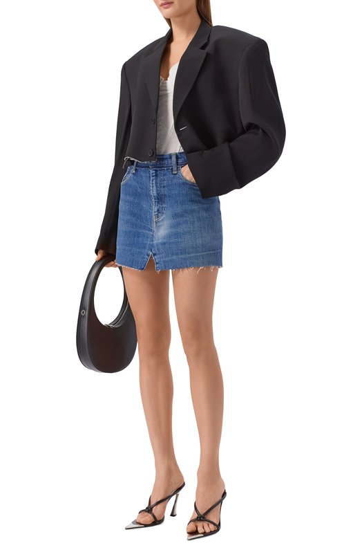 Джинсовая юбка VETEMENTS WE76DK347N3/2804 DENIM Синий  WE76DK347N3/2804 DENIM Фото 2