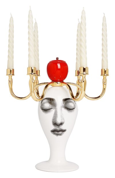 Подсвечник sul tardi peccato originale FORNASETTI белого цвета по цене 267000 руб., арт. FPC044Z-FP, фото 2 Подсвечник sul tardi peccato originale FORNASETTI, арт. FPC044Z-FP, фото 2